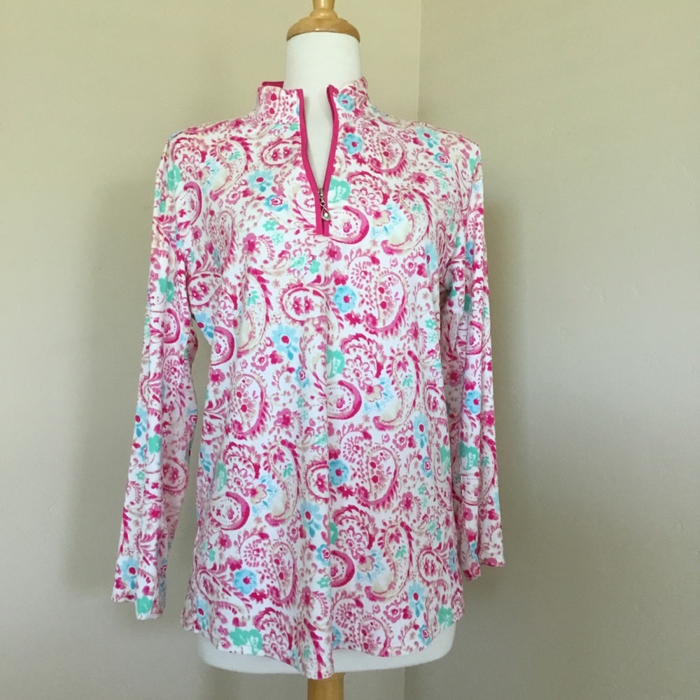 San Soleil Women’s Shirt Floral Print Size XL